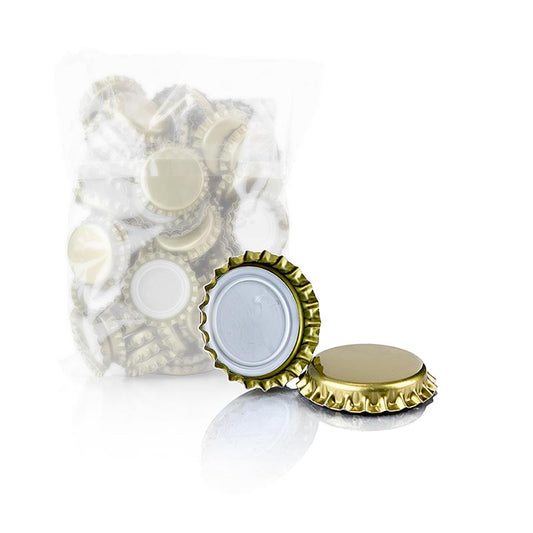 Kroonkurken voor gin-tonicflessen (52977), goud, 100% Chef, 100 st