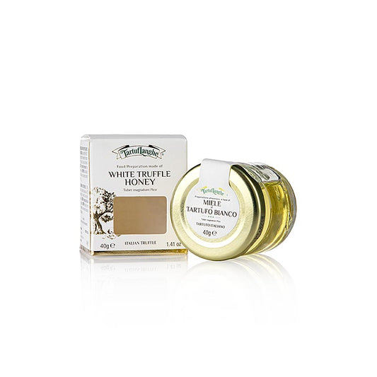 Tartuflanghe  Acaciahoning, licht, met witte truffel & aroma, 40 g