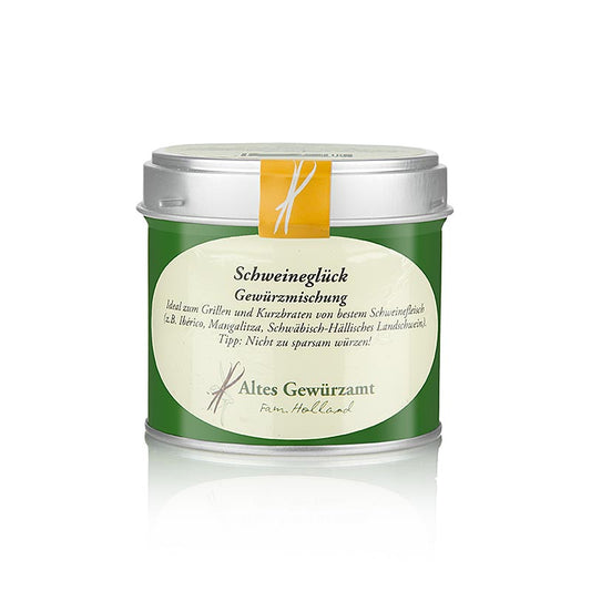 Varkensgeluk, kruidenmix, Altes Gewürzamt, 90 g - een smaakvolle mix van kruiden voor het perfect kruiden van varkensvlees