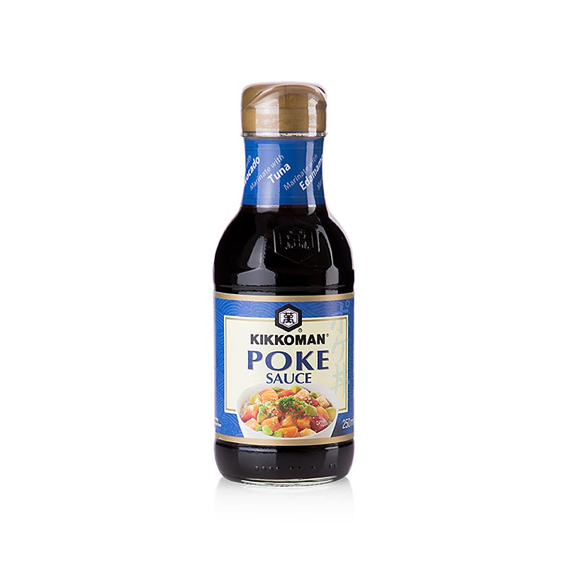 Poke saus op basis van sojasaus voor poke bowls, Kikkoman, 250 ml - Een heerlijke hartige saus met sojasmaak, perfect voor het verrijken van poke bowls