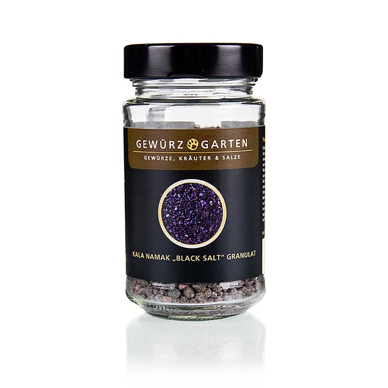 Spice Garden Kala Namak zout, korrels, roodbruin, 220 g - een smaakvolle en aromatische zoutvariëteit voor een verrukkelijke culinaire ervaring
