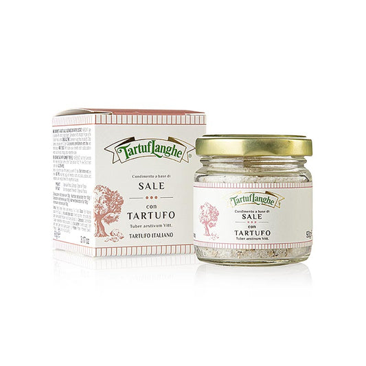 Tartuflanghe  Frans zeezout met zomertruffel (tuber aestivum), 90 g