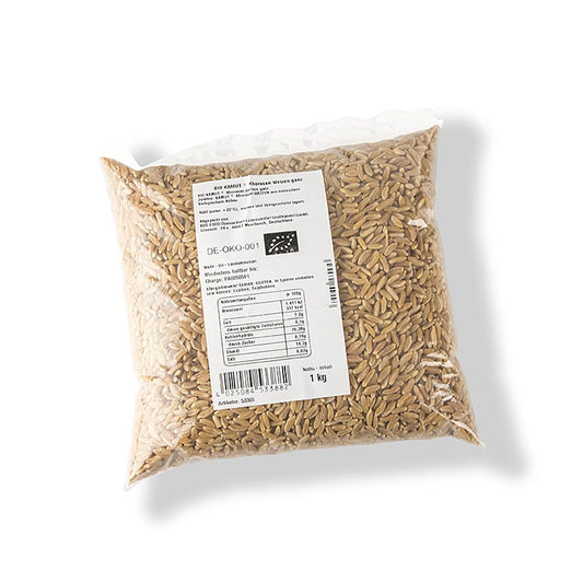 KAMUT® Khorasan tarwe, volkoren, heel, BIO, 1 kg