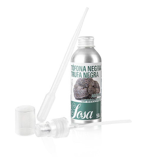 50 g bottle of Zwarte truffelaroma, a liquid, fat-soluble black truffle flavoring