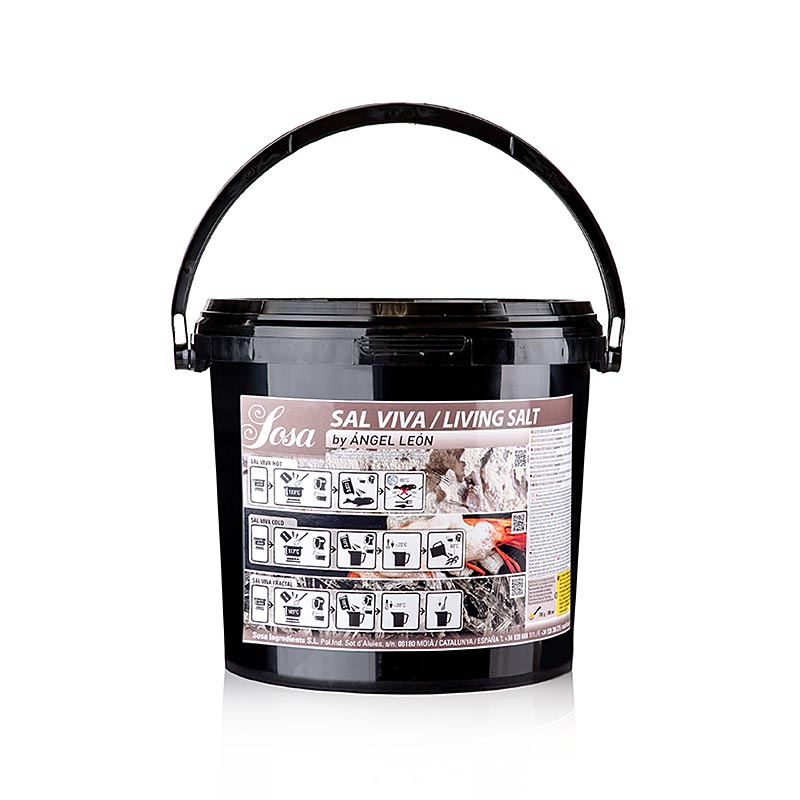 Ángel León's Zout Sal Viva / Levend Zout is a 3 kg product with high-quality sea salt perfect for enhancing the flavors of your dishes