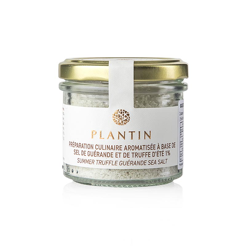 Truffelzout, Guerande zeezout met zomertruffel, Plantin, 100 g, heerlijk verfijnd zout met de unieke smaak van zomertruffel