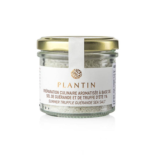 Truffelzout, Guerande zeezout met zomertruffel, Plantin, 100 g, heerlijk verfijnd zout met de unieke smaak van zomertruffel
