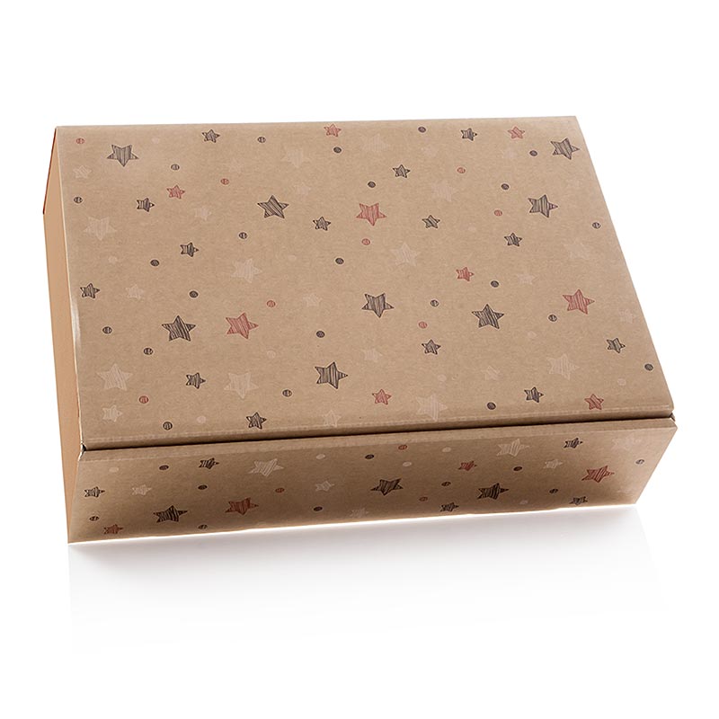 Beautifully crafted three-piece Natura Stars wine gift box, 360mm size, perfect for gifting, with elegant packaging design