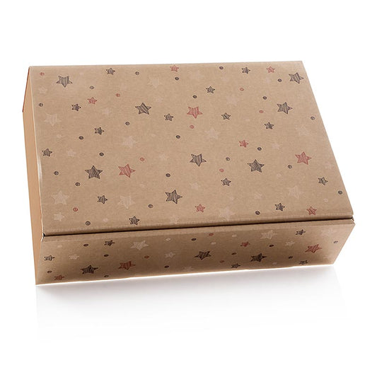 Beautifully crafted three-piece Natura Stars wine gift box, 360mm size, perfect for gifting, with elegant packaging design