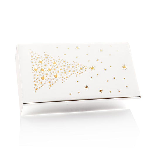 Wijncadeaudoos "Seta Bianco Sternenbaum", cadeaudoos voor 2 flessen, wit, 360 mm, 1 stuk