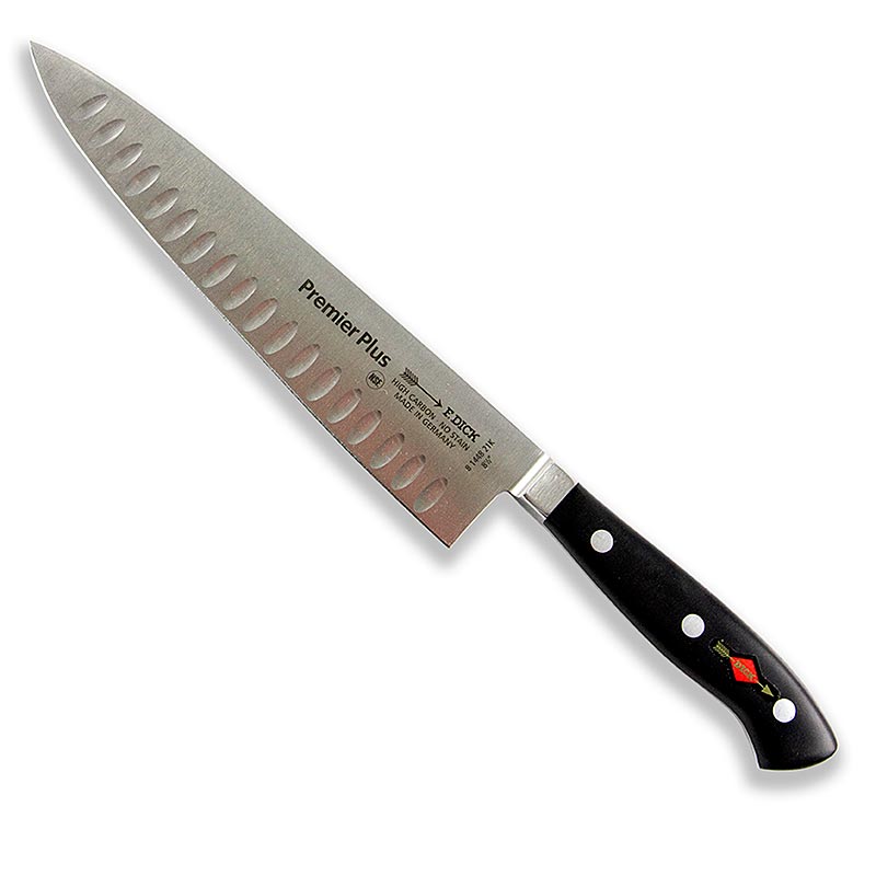 Serie Premier Plus koksmes met schulprand, 21cm, DICK, 1 st