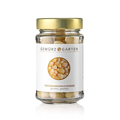 Gewürzgarten Macadamianoten, heel, geroosterd, gezouten, 110 g