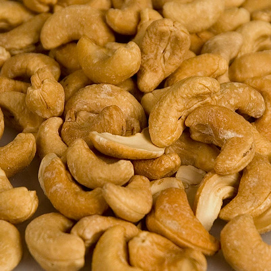 Cashewnoten, heel, geroosterd en gezouten, 1 kg