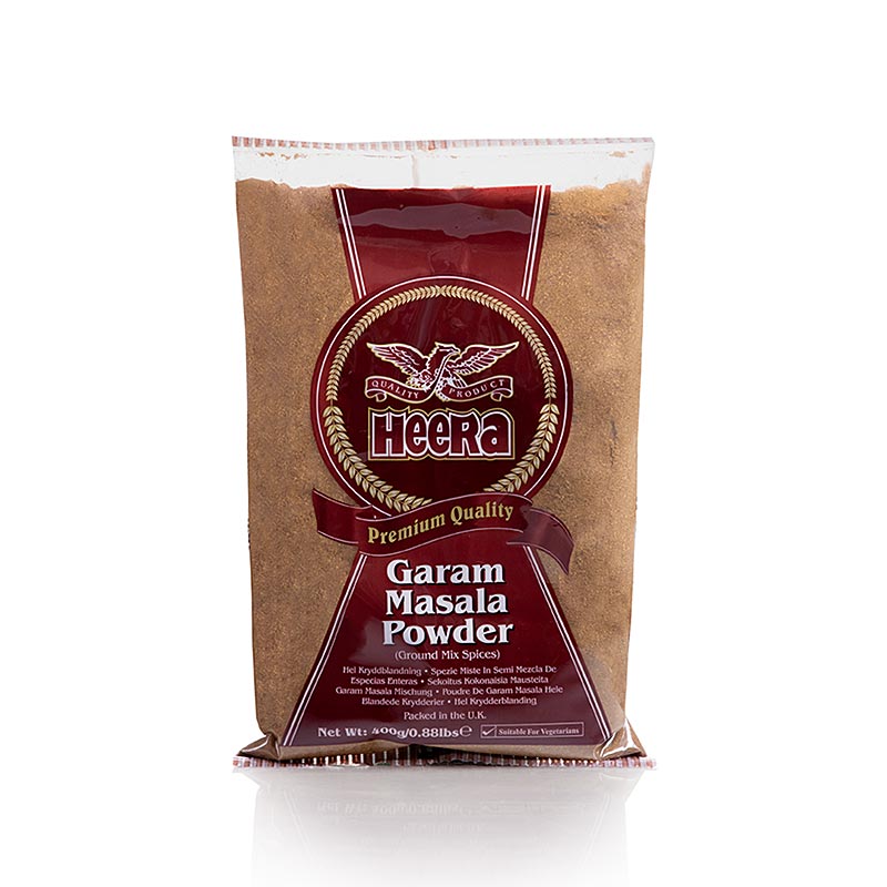 Garam Masala-poeder, kruidenmengsel voor vlees- en gevogeltegerechten, Heera, 400 g