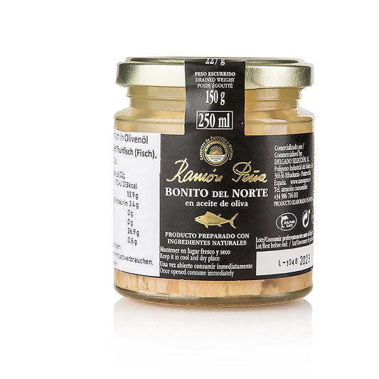 Tonijn - Bonito del Norte rugvlees in olijfolie, RAMON PEÑA GOLD, 227 g