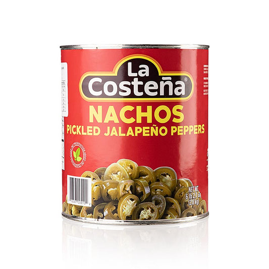 Chilipepers - Jalapenos, gesneden (La Costena), 2,8 kg