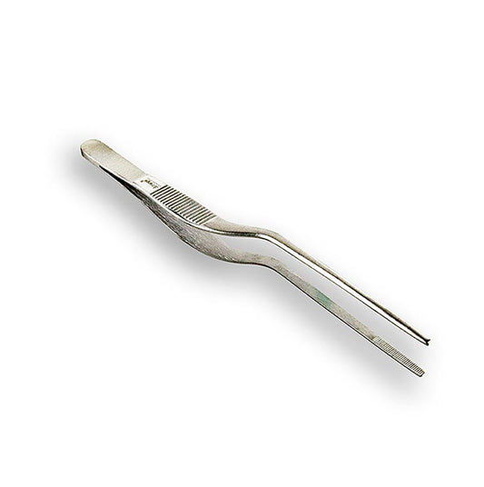 Pincet, dubbel gebogen, 14cm, roestvrij staal, Driehoek Gereedschap, 1 stuk