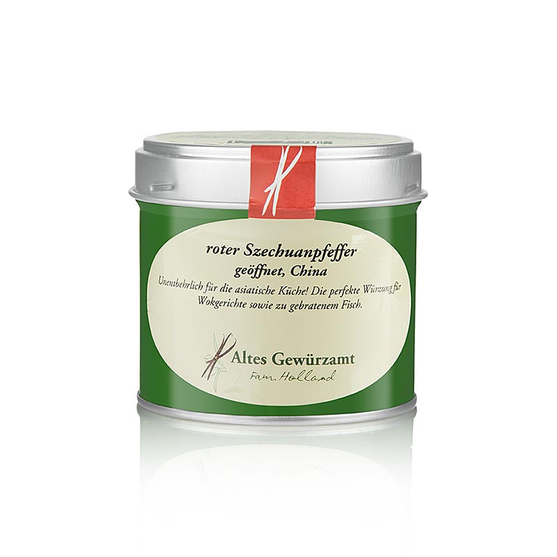 Rood geopende Szechuan peper (Sichuan/bergenpeper) van Altes Gewürzamt, 35 g