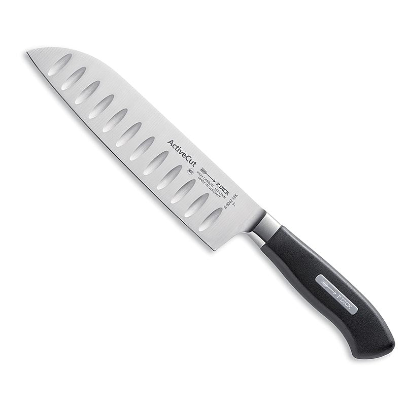 High-quality 18cm DICK ActiveCut Santoku knife, featuring a durable blade, ideal for precision slicing and chopping, 1 piece