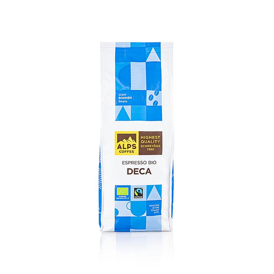 Schreyögg koffie Caffè Decaffeinato, cafeïnevrij, hele bonen, Fair Trade BIO, 500 g