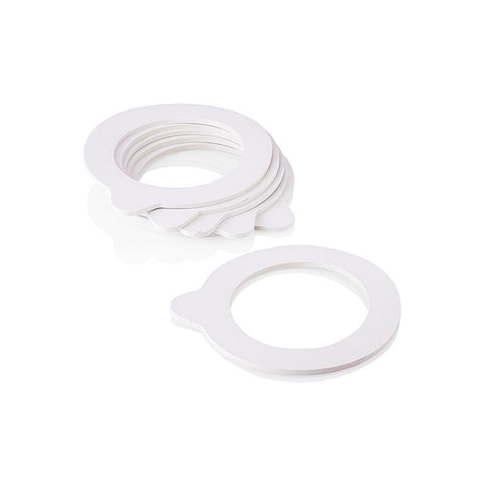 Rubberen ringen voor Fido draadhanger potje onder 0,5ml, 6 stuks, handig voor bevestiging