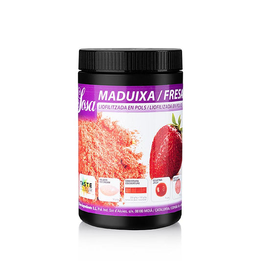 250 gram Sosa poeder, gevriesdroogde aardbei (38650) productafbeelding voor culinaire toepassingen