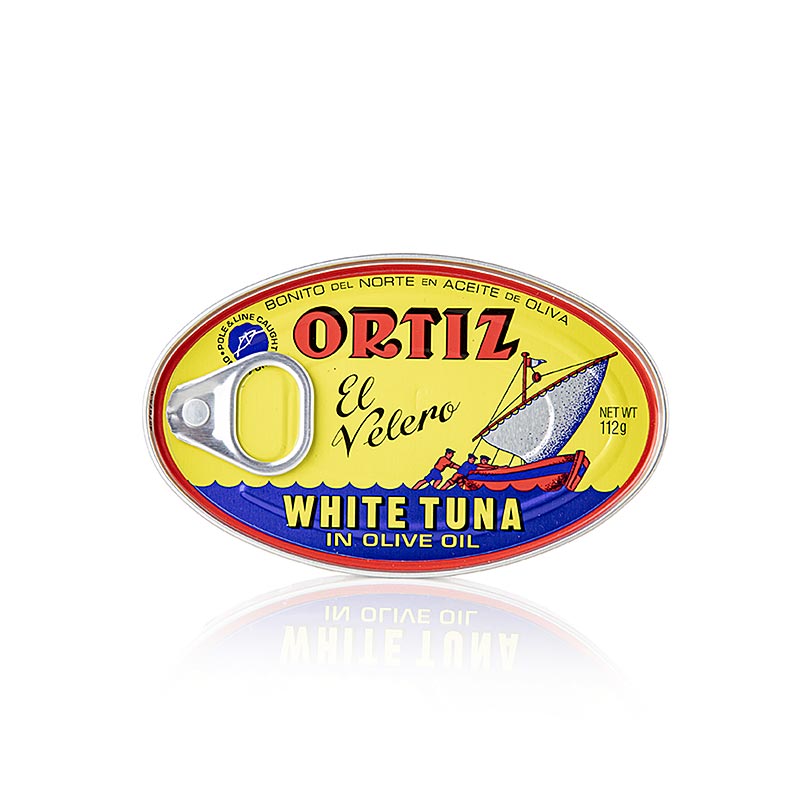 Witte tonijn "Bonito del Norte" in olijfolie, Ortiz, 112 g