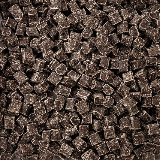 1 kg verpakking van Callebaut pure chocolade brokken, perfect voor bakken en koken