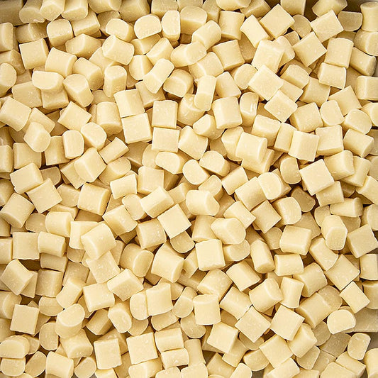Brokken - Witte chocolade, harde chocolade stukjes voor bakken, Callebaut, 1 kg - Grote verpakking witte Callebaut chocoladebrokken, ideaal voor bakken