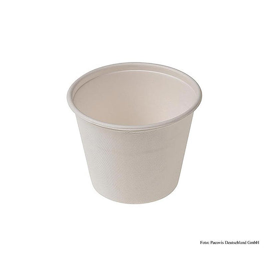 Disposable 425ml Naturesse soup cup made from sugarcane, 11x85cm, 500 pieces