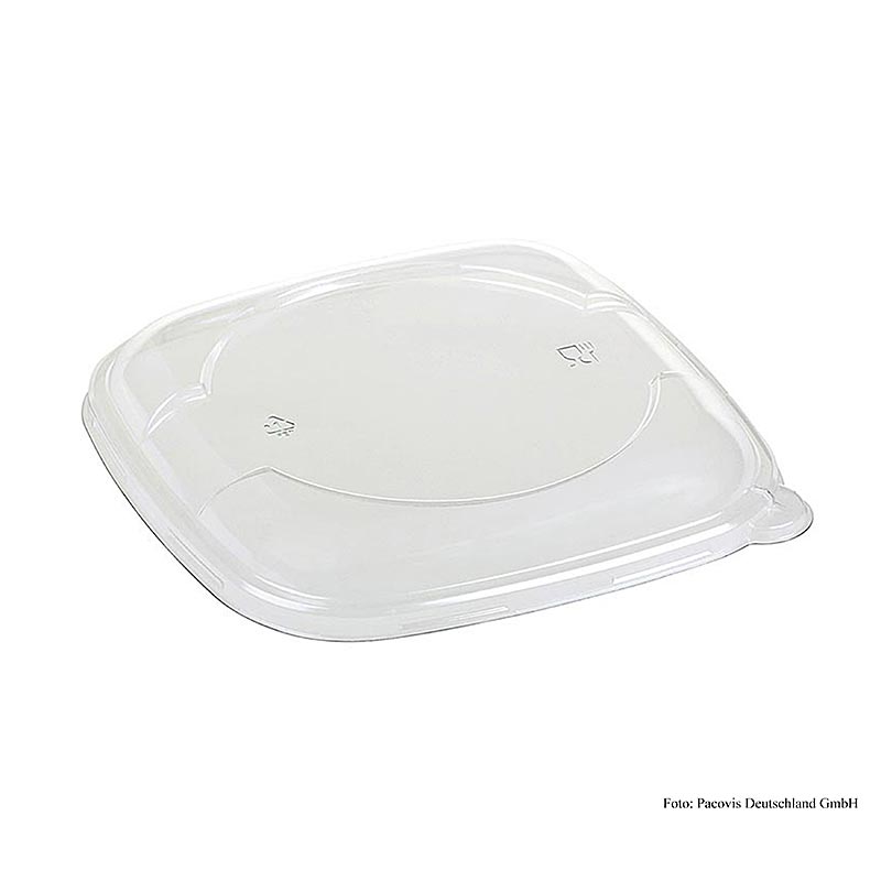 Wegwerp Naturesse Take Away deksel PLA voor punch 54868/54891, PLA, transparant, 500 stuks