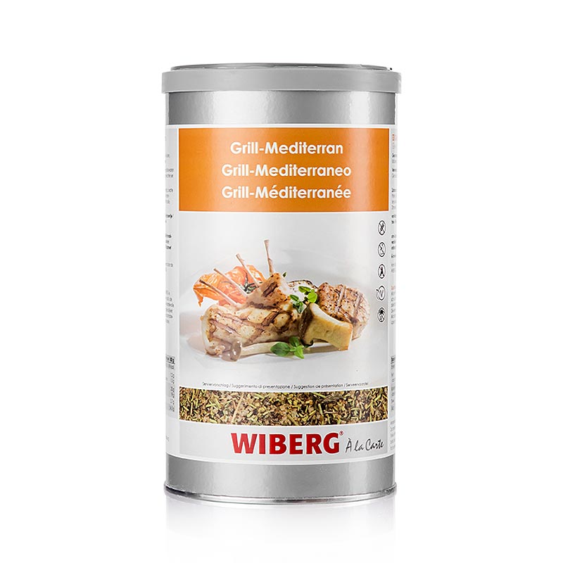 540g package of Wiberg kruidenzout Grill Mediterraans, a flavorful Mediterranean herb salt for grilling and seasoning dishes