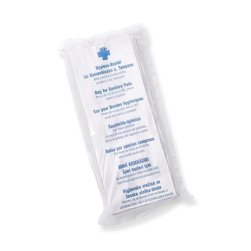Hygiënezakjes voor toiletten, papier, 100 stuks