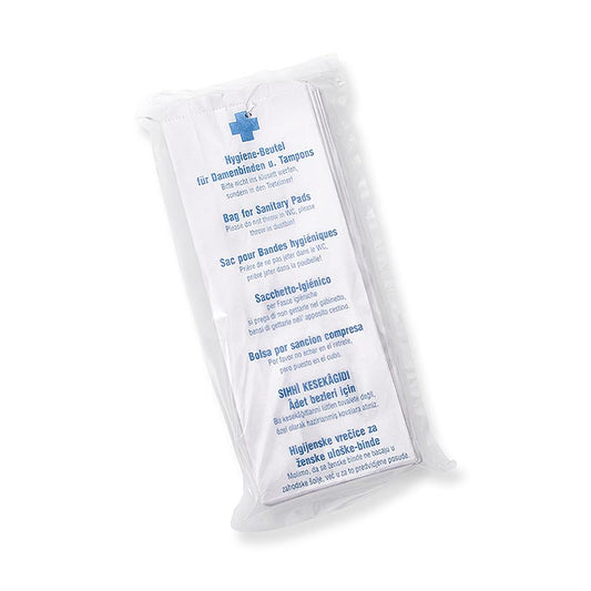 Hygiënezakjes voor toiletten, papier, 100 stuks