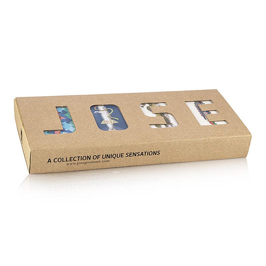 Jose Gourmet conservenpakket (makreel, grote & kleine sardines, sardines in tomatensaus), 395 g, 4 stuks.