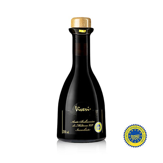 Aceto Balsamico di Modena BGA, Superiore, 6 jaar, 6% zuurgraad, Viveri, 250 ml - Een heerlijke Italiaanse balsamicoazijn van hoge kwaliteit
