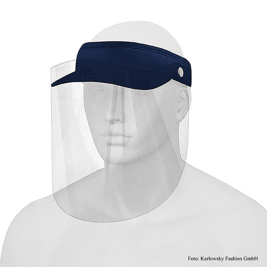 Adjustable navy activity cap with detachable visor, perfect for outdoor sports and activities, one size fits all, 1 piece