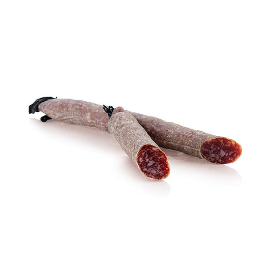 Fuet Negro worst van Mallorca, Xesc Reina, 125 g, een traditioneel Spaans droge worst met rijke smaak en aroma