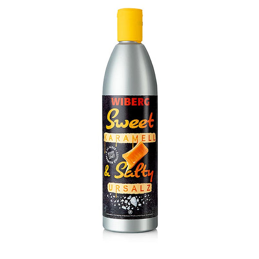 Zoetzoute saus van WIBERG - Karamel & Oerzout, 500 ml - perfect voor desserts en hartige gerechten