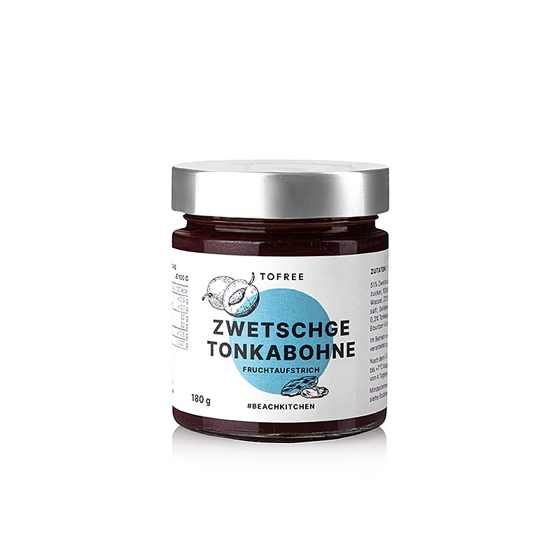 TOFREE-north - Vruchtenpasta Pruim - Tonkaboon, 180 g
