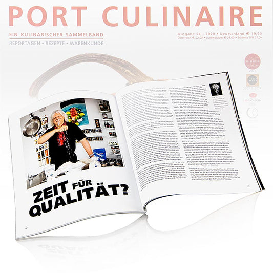 Port Culinaire Gourmet Magazine Uitgave 54 - Voorpagina met heerlijke culinaire gerechten 