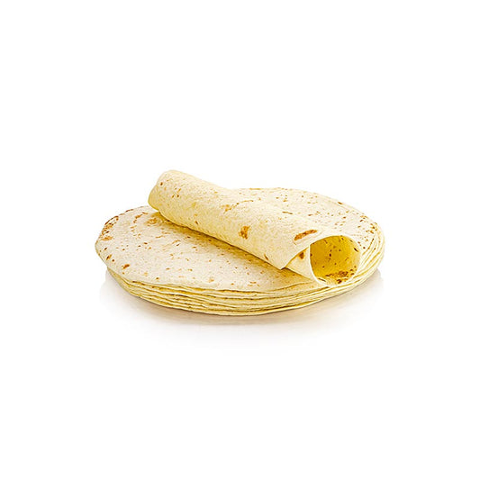 Package of Poco Loco Tarwe tortilla wraps, each ø15cm, 696 kg, 12 x 530g