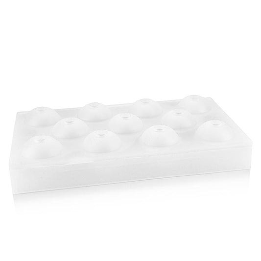 Siliconenmat 17,5 x 30 cm, 11 bollen, 45 mm x 48 ml, Pavoni (AF002), 1 stuk