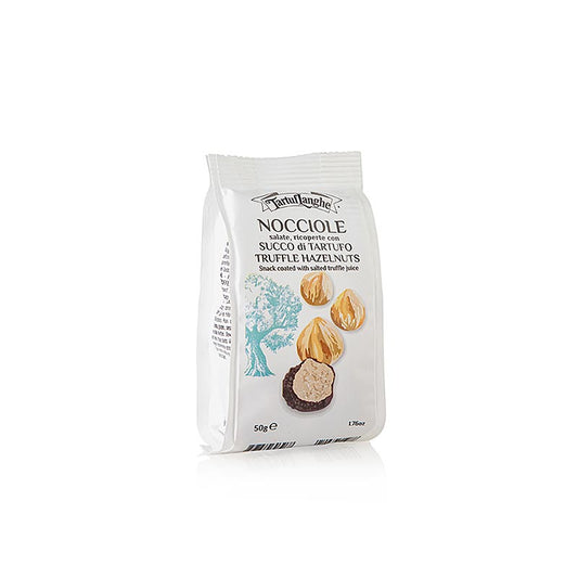 Tartuflanghe  Barsnack Hazelnoten bedekt met truffelsap, 50 g