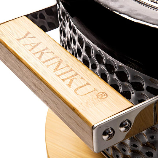 Round 30cm SHICHIRIN ceramic charcoal grill, Yakiniku montargo, perfect for outdoor cooking