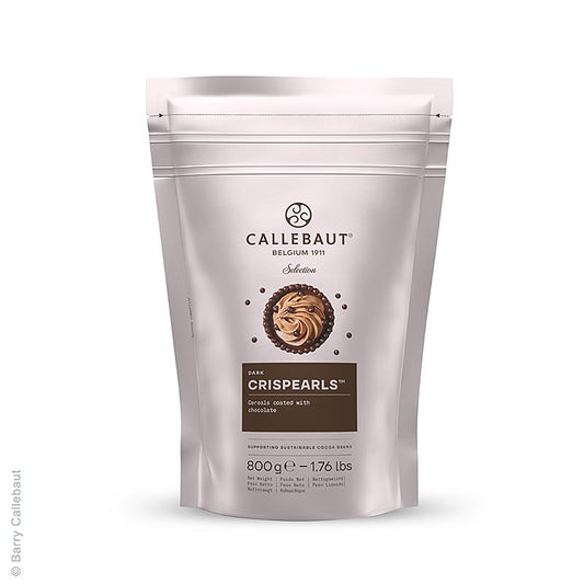 Crispearls Dark, knapperige donkere chocoladeparels, Mona Lisa Callebaut, 800 g