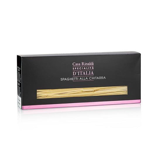 500 g package of Casa Rinaldi spaghetti alla chitarra, traditional Italian pasta