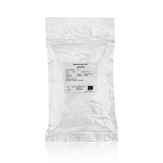 Ruwe rietsuiker, gerookt, BIO, 1 kg