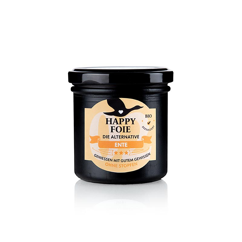 130 gram biologische Happy Foie eendenleverblok van EthicLine, een ethisch verantwoorde keuze