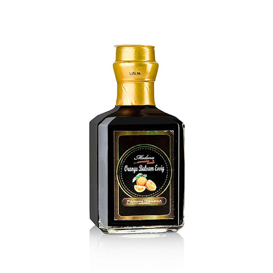 Oranje balsamicoazijn, Modena Amore Mio, 250 ml, high-quality Italian balsamic vinegar in a 250 ml bottle